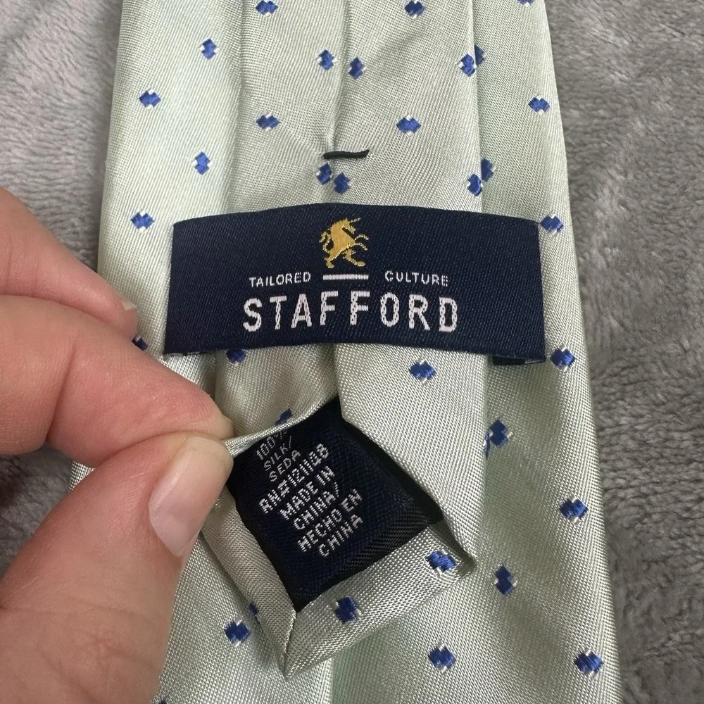 Stafford 100% Silk Neck Tie 3.25
